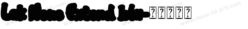 Lak Neue Extend bla字体转换